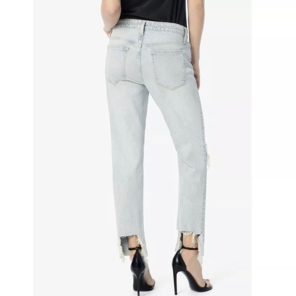 Joe’s  Taylor Hill Kass Ankle Slim Distressed Light Wash Jeans Size 28 NWT - Picture 3 of 8